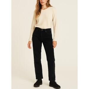 Free People We The Free Black Corduroy Pants Size 29